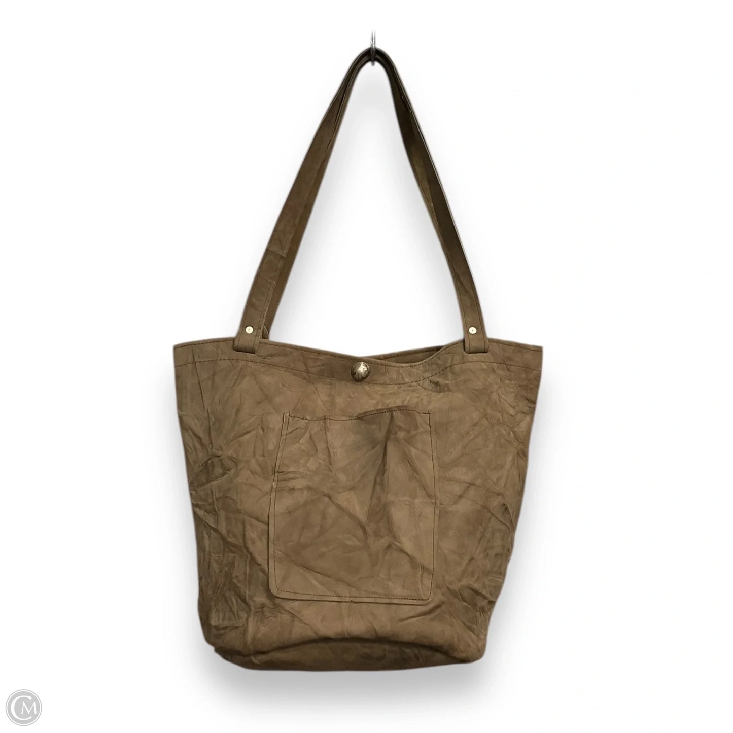 Tote Leather By Cmc, Size: Medium