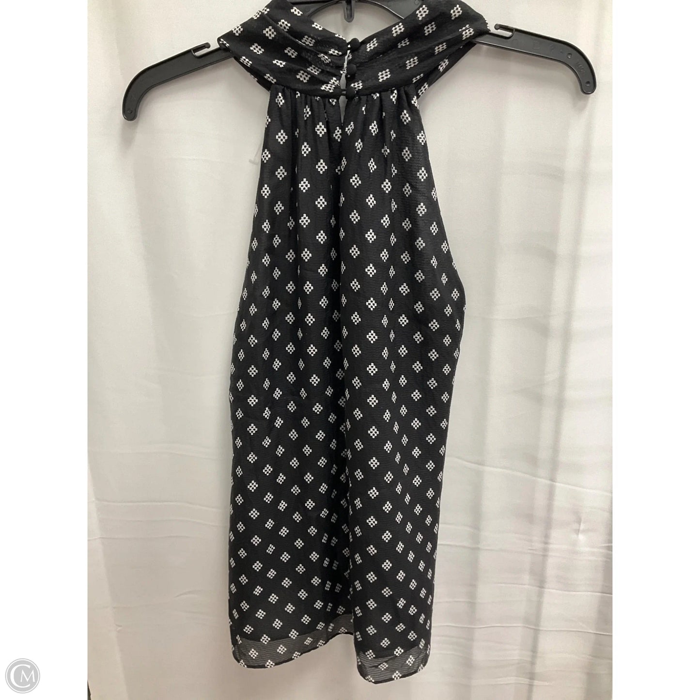 Blouse Sleeveless By Joie In Black & White, Size: Xs