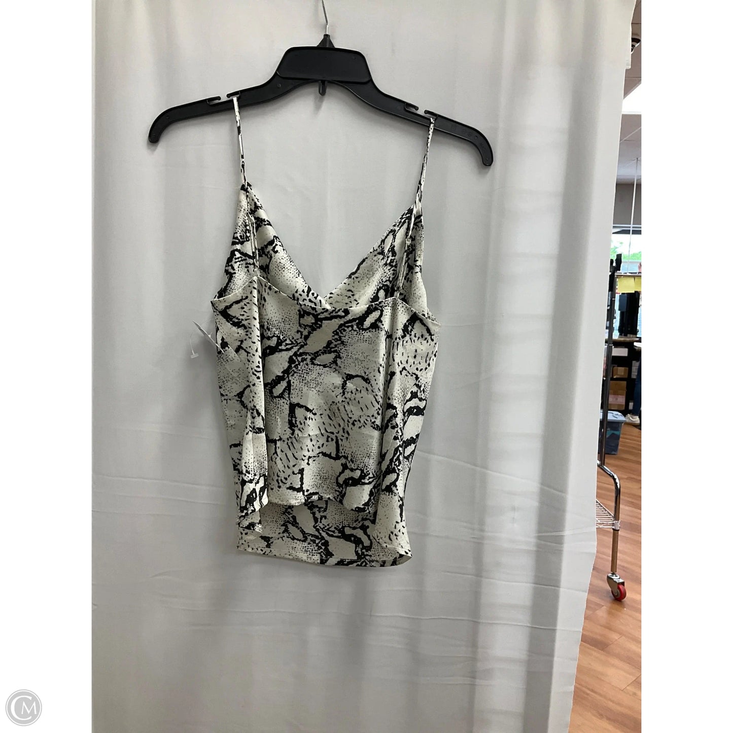 Blouse Sleeveless By Cmc In Snakeskin Print, Size: S