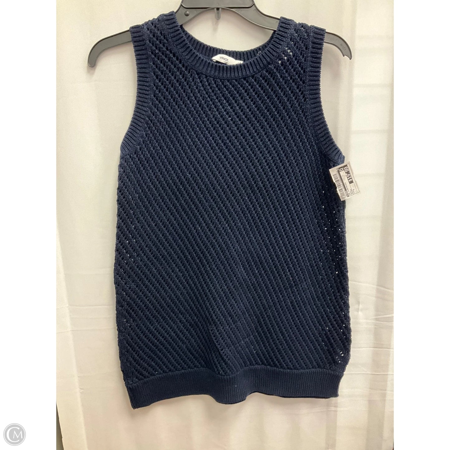 Top Sleeveless By Vince In Blue, Size: S