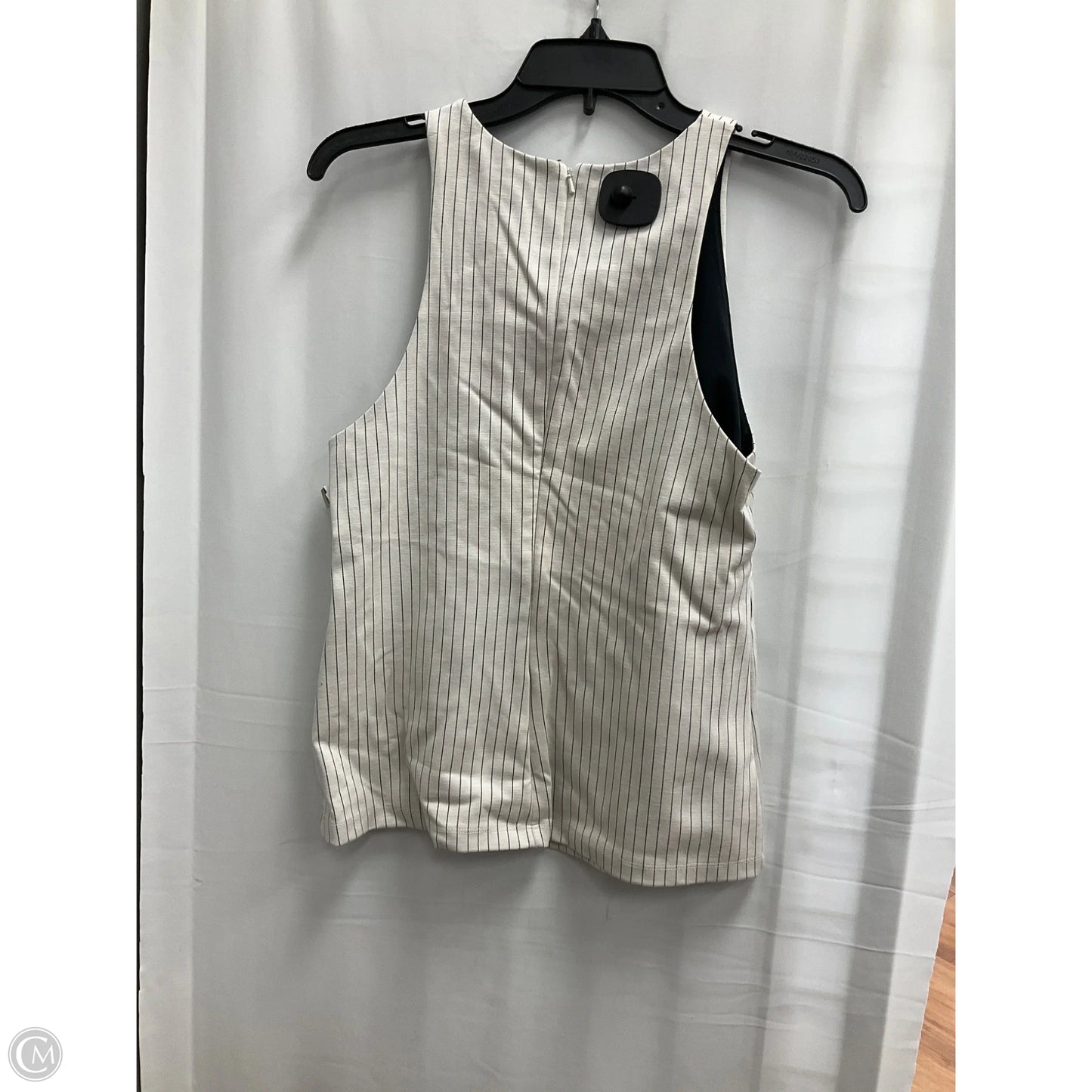 Top Sleeveless By Banana Republic In Striped Pattern, Size: S