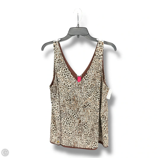 Top Sleeveless Designer By Lilly Pulitzer In Brown, Size: M