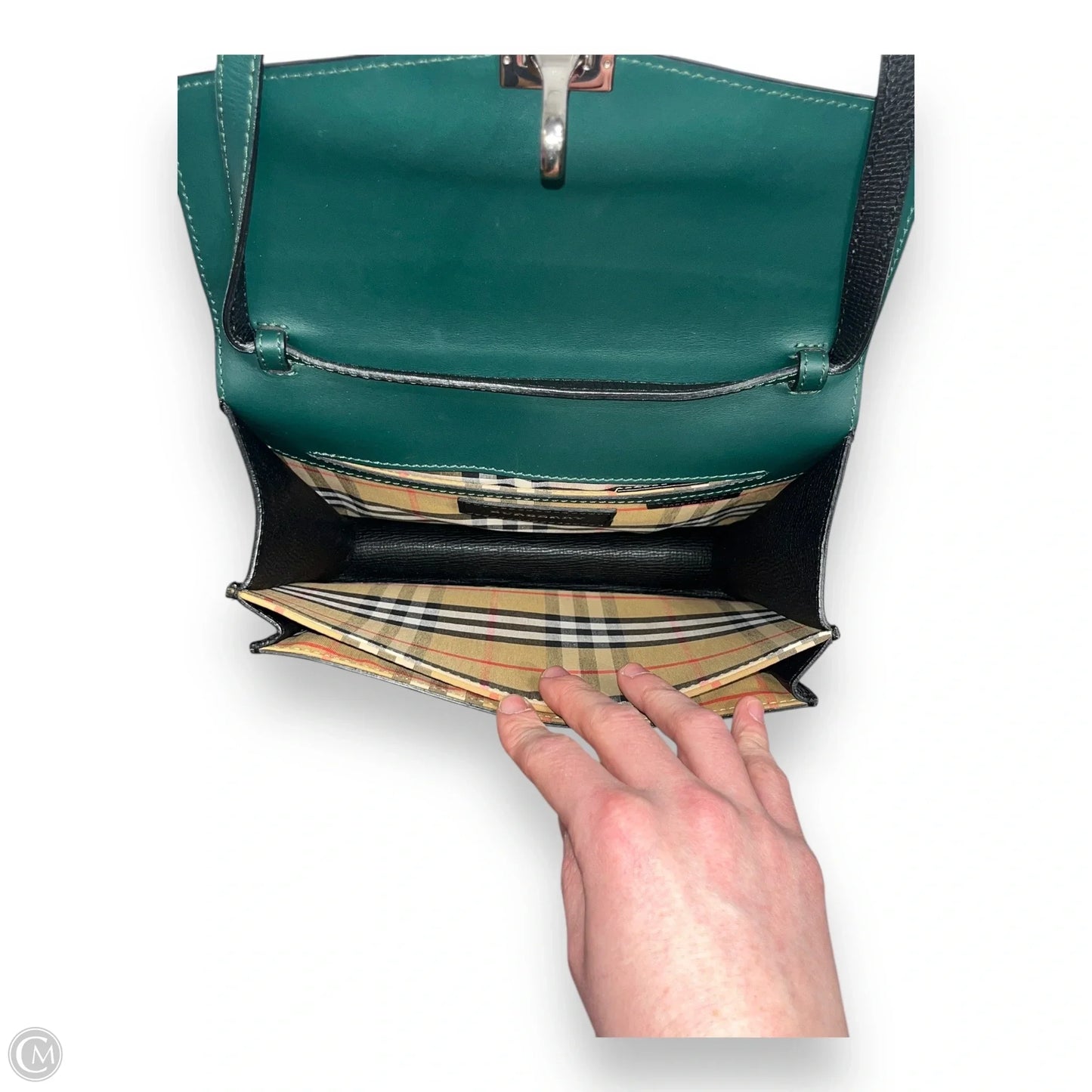 Handbag Luxury Designer By Burberry, Size: Medium