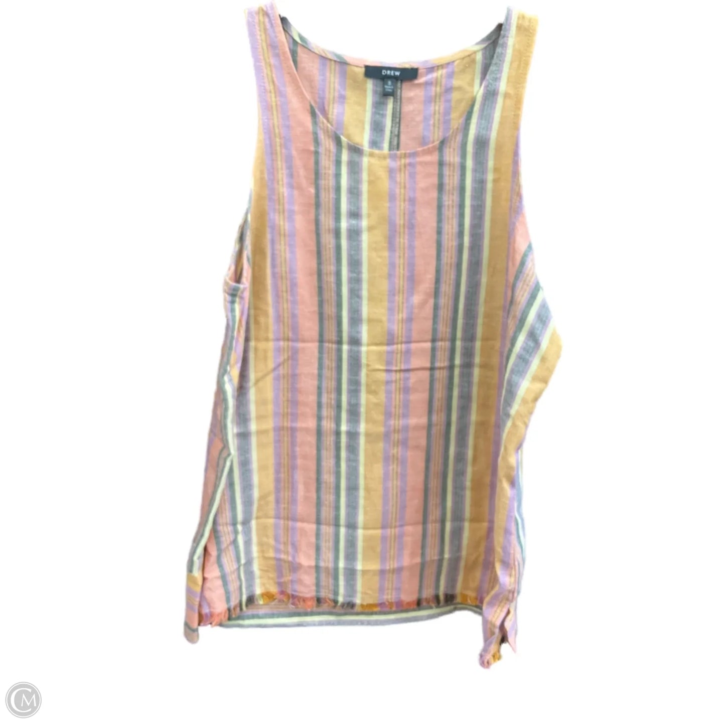 Top Sleeveless By Cma In Striped Pattern, Size: S