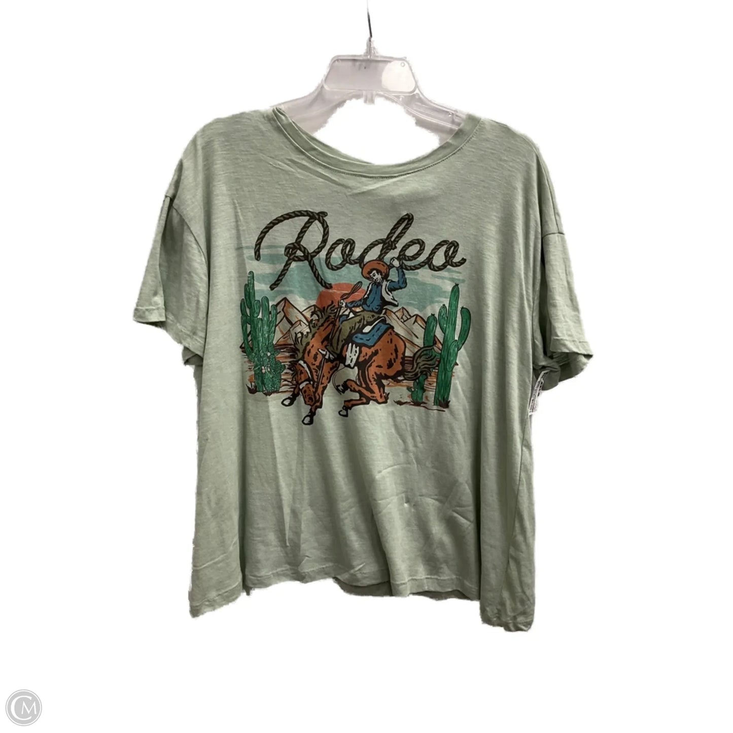 Top Short Sleeve By Clothes Mentor In Green, Size: S