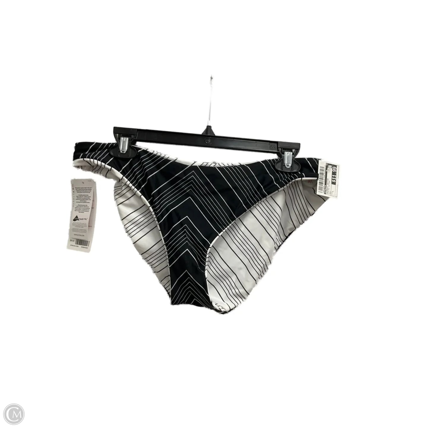 Swimsuit Bottom By Athleta In Striped Pattern, Size: L