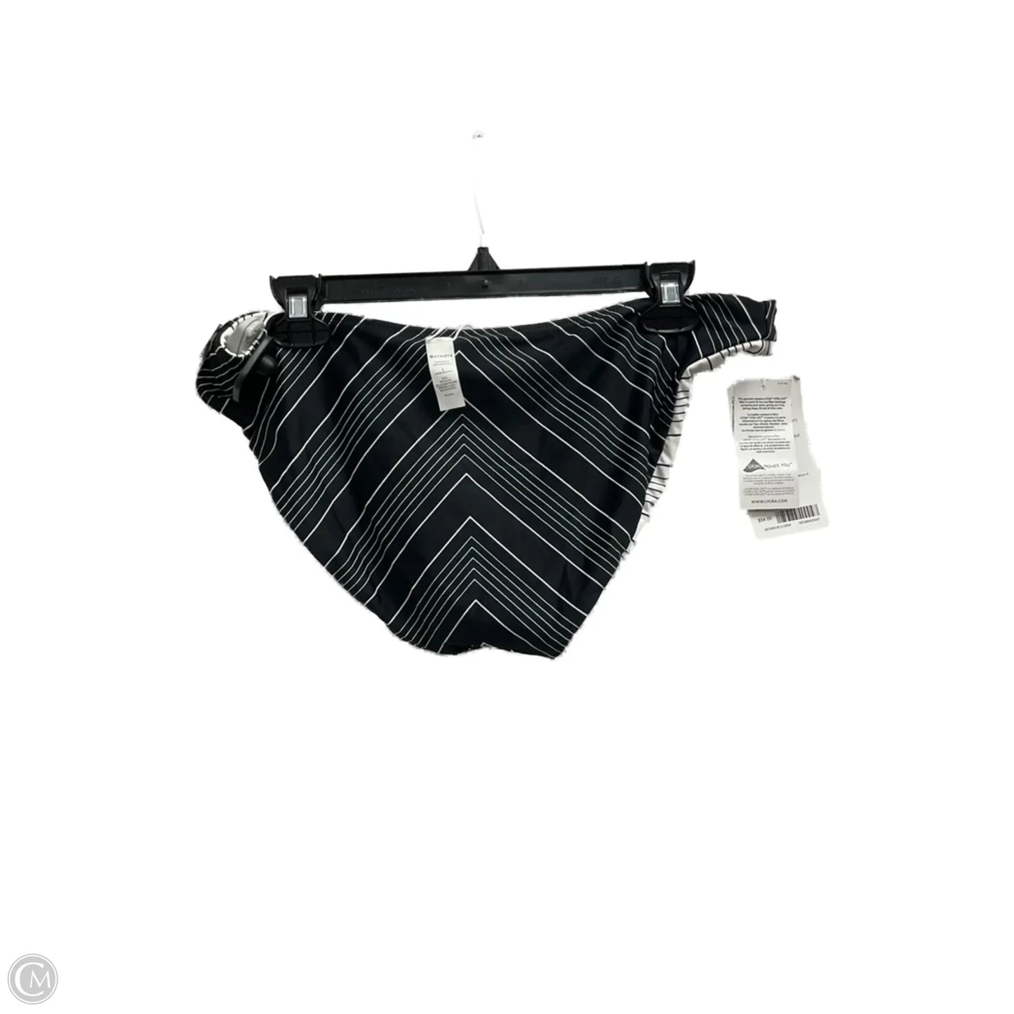 Swimsuit Bottom By Athleta In Striped Pattern, Size: L