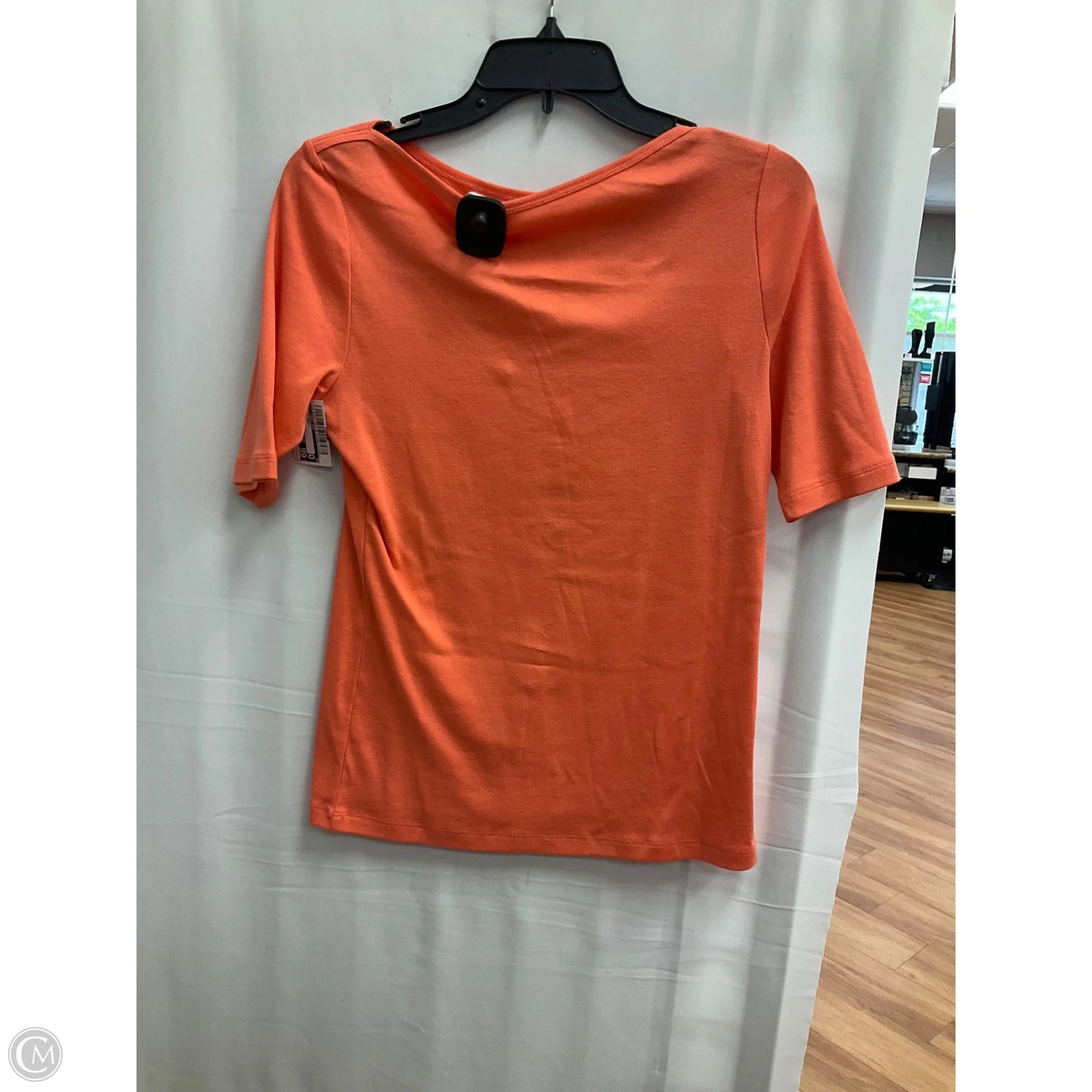 Top Short Sleeve Basic By St Johns Bay In Orange, Size: Xs