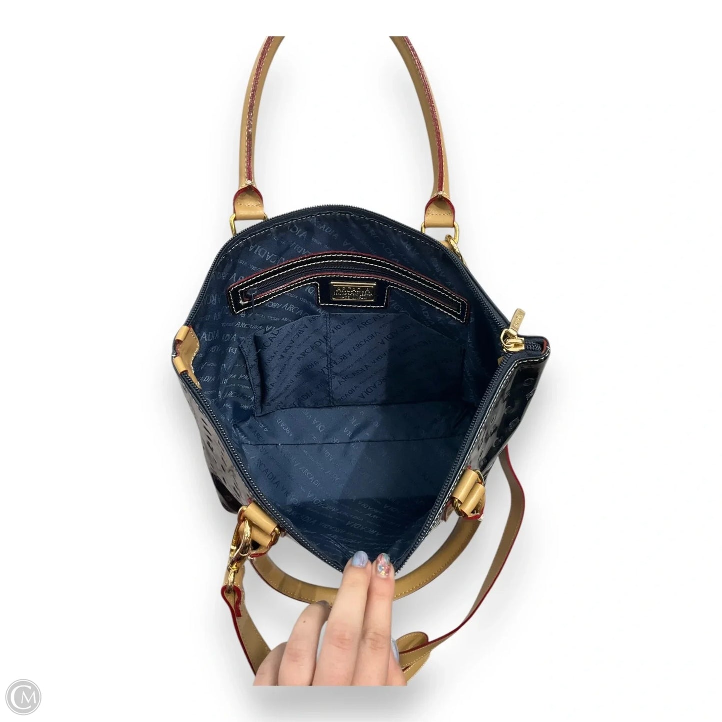 Crossbody Leather By Cma, Size: Medium