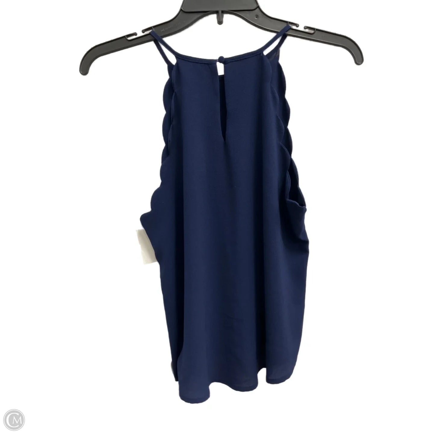Top Sleeveless By Mine In Blue, Size: S