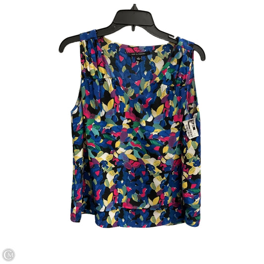 Top Sleeveless By Zac And Rachel In Multi-colored, Size: S