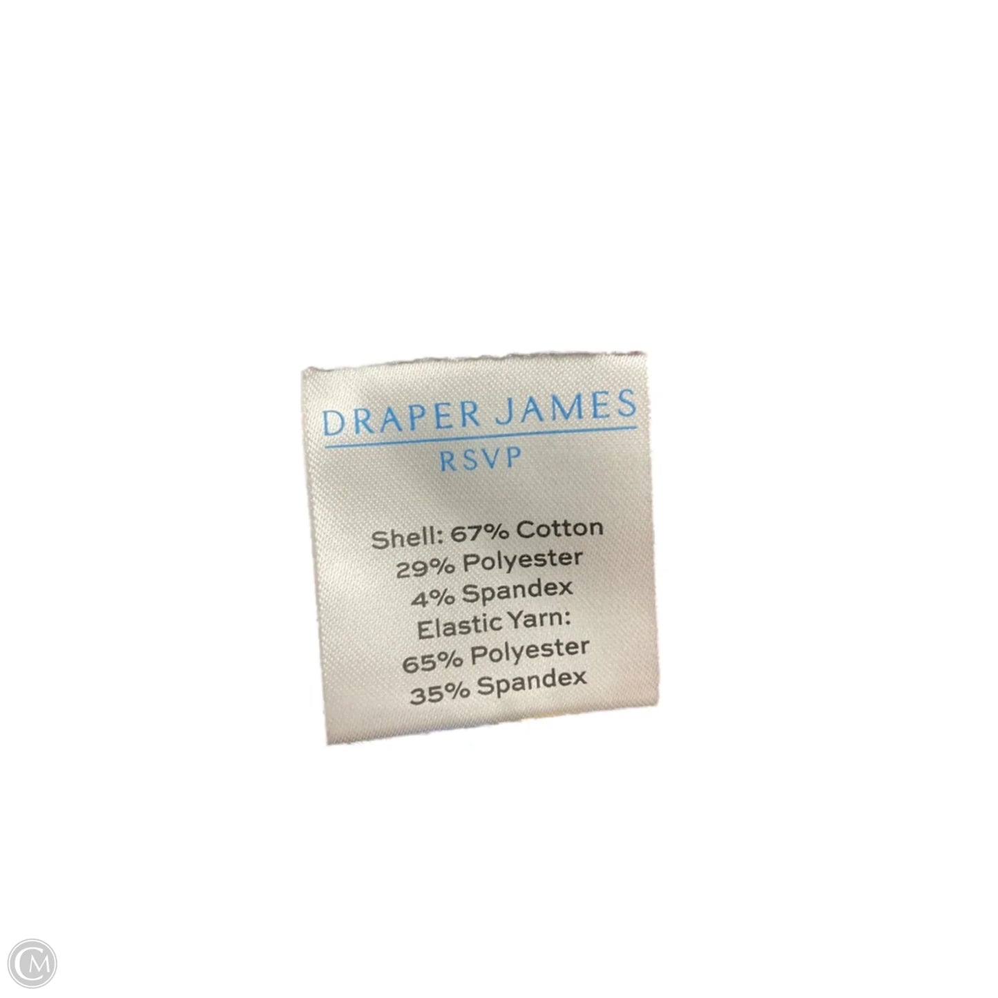 Blouse Short Sleeve By Draper James In Plaid Pattern, Size: L