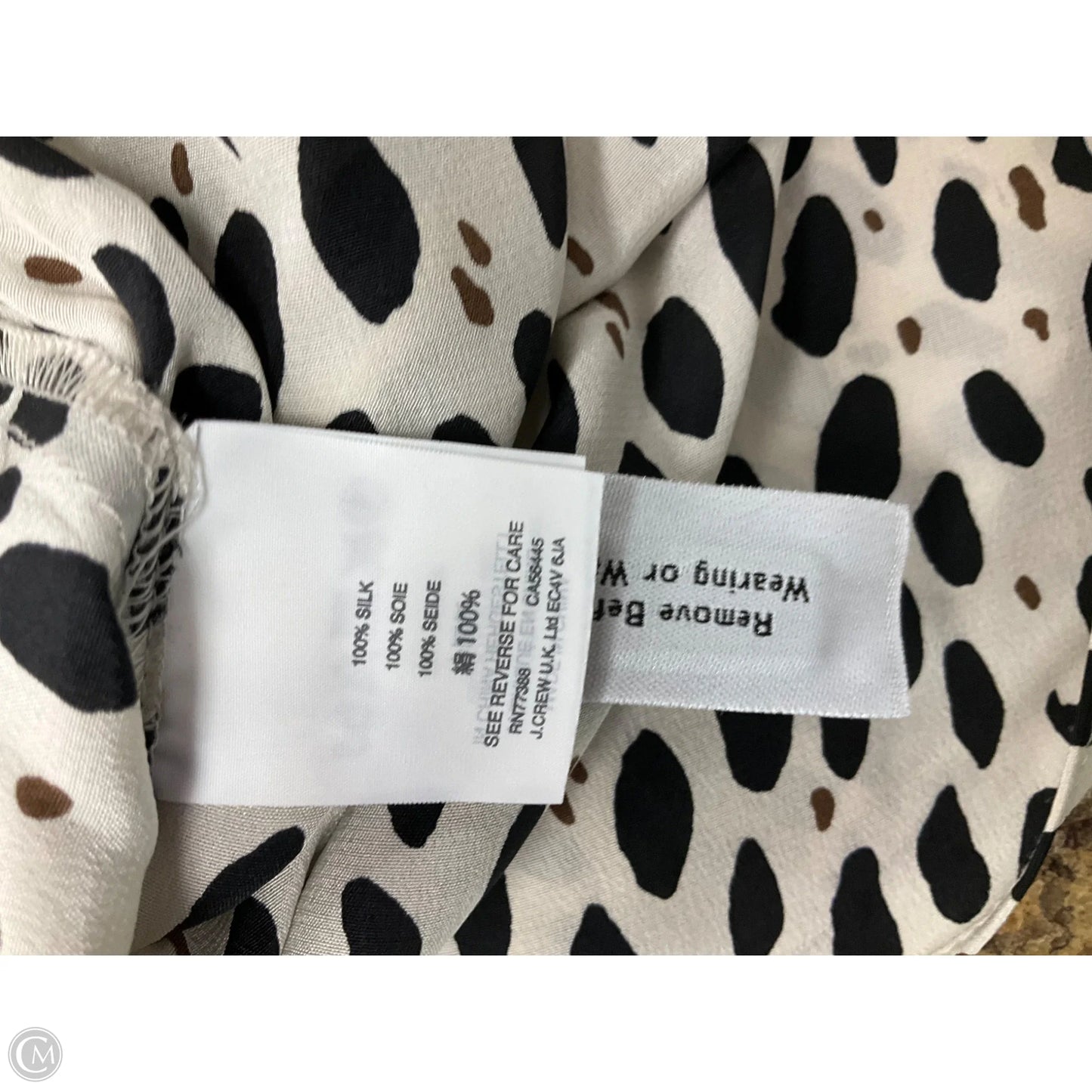 Top Sleeveless By Ann Taylor In Animal Print, Size: 4