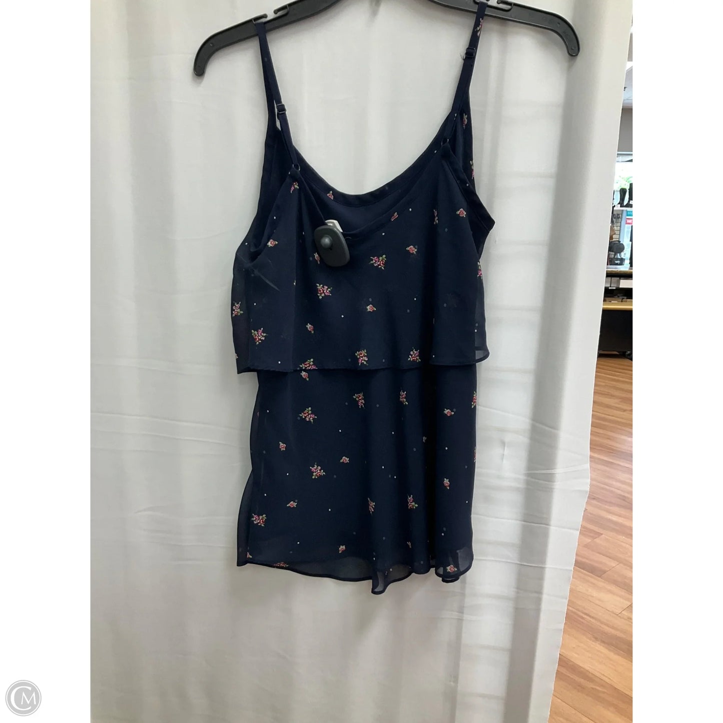 Top Sleeveless By Cabi In Floral Print, Size: Xs