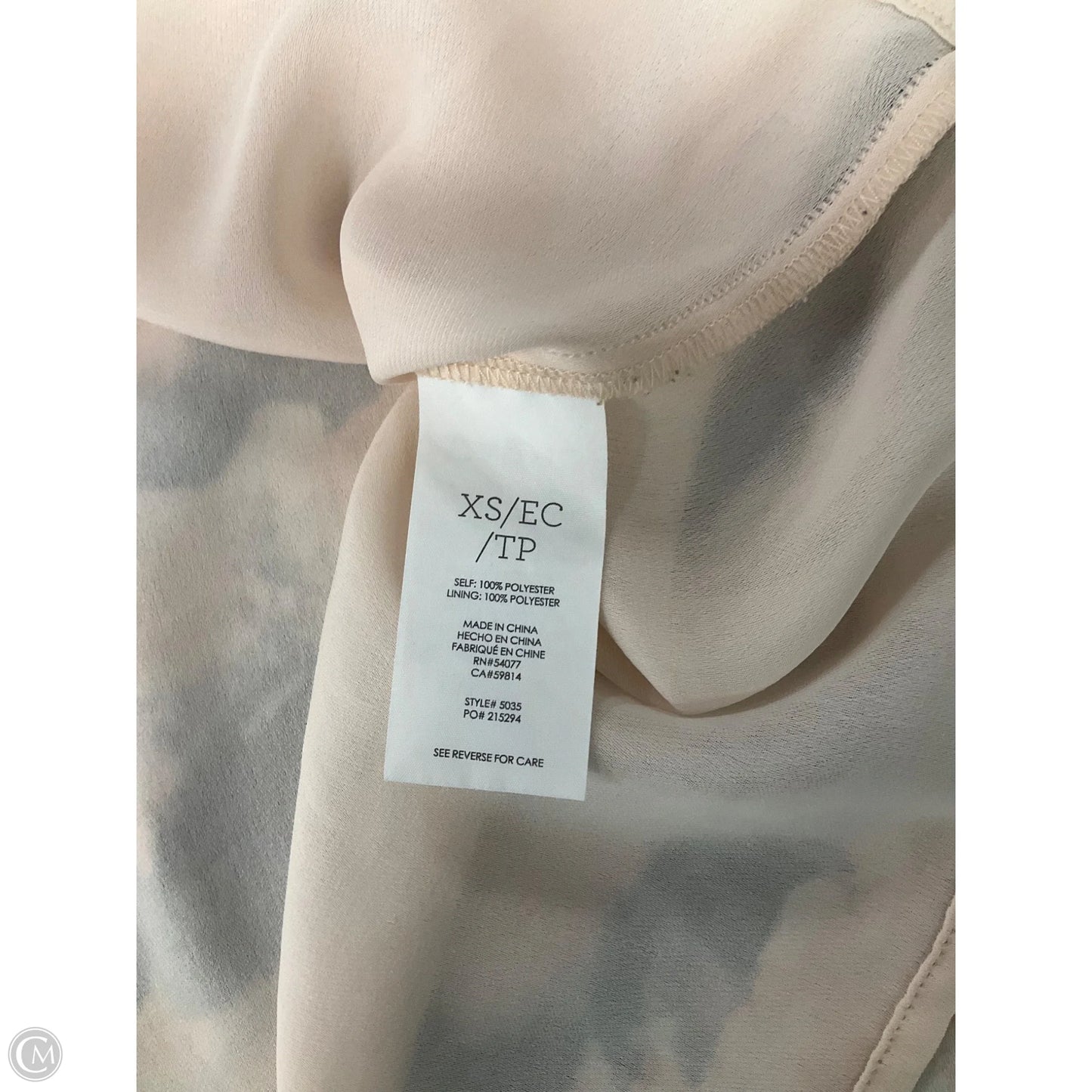 Blouse Sleeveless By Cabi In Multi-colored, Size: Xs