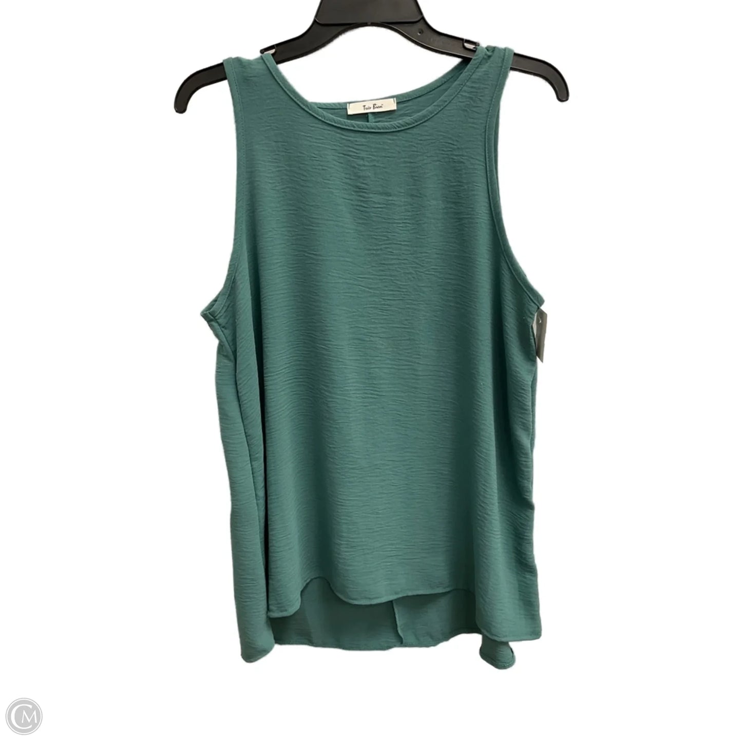 Top Sleeveless By Tres Bien In Teal, Size: S
