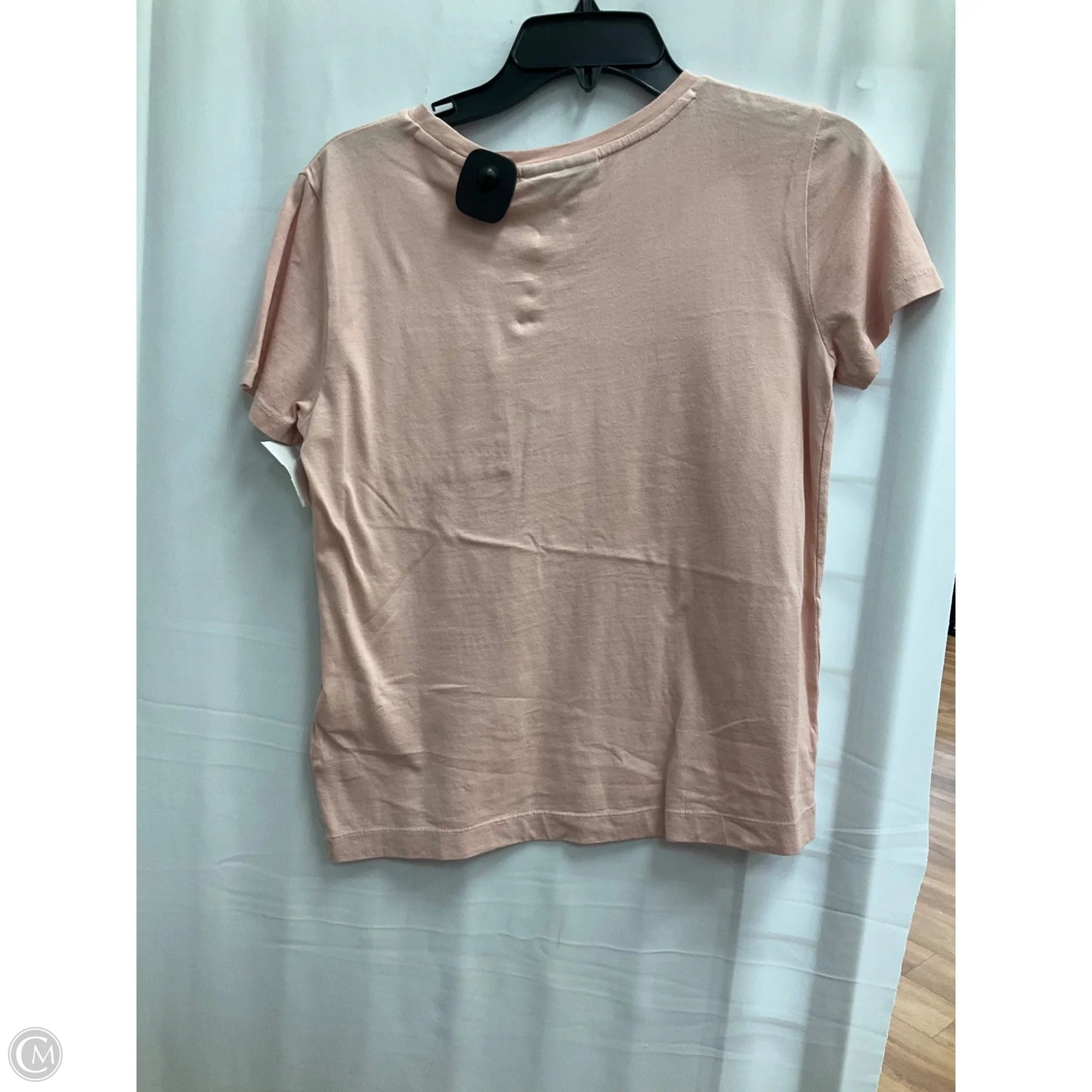 Top Short Sleeve By Dkny In Peach, Size: Xs