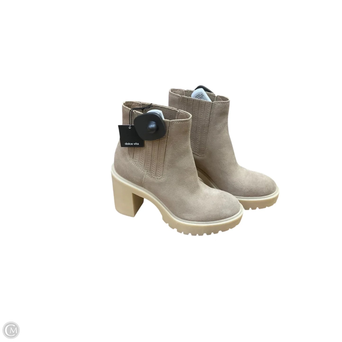 Boots Ankle Heels By Dolce Vita In Beige, Size: 6