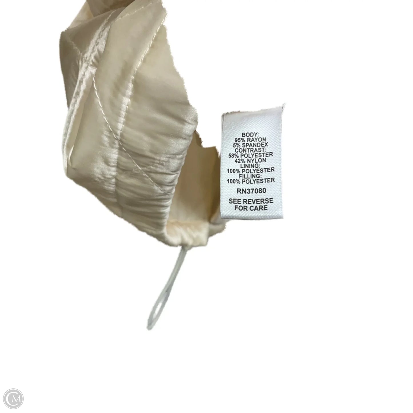 Sweatshirt Collar By Cato In Ivory, Size: 1x