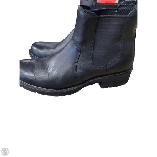 Boots Ankle Heels By Ecco In Black, Size: 8.5