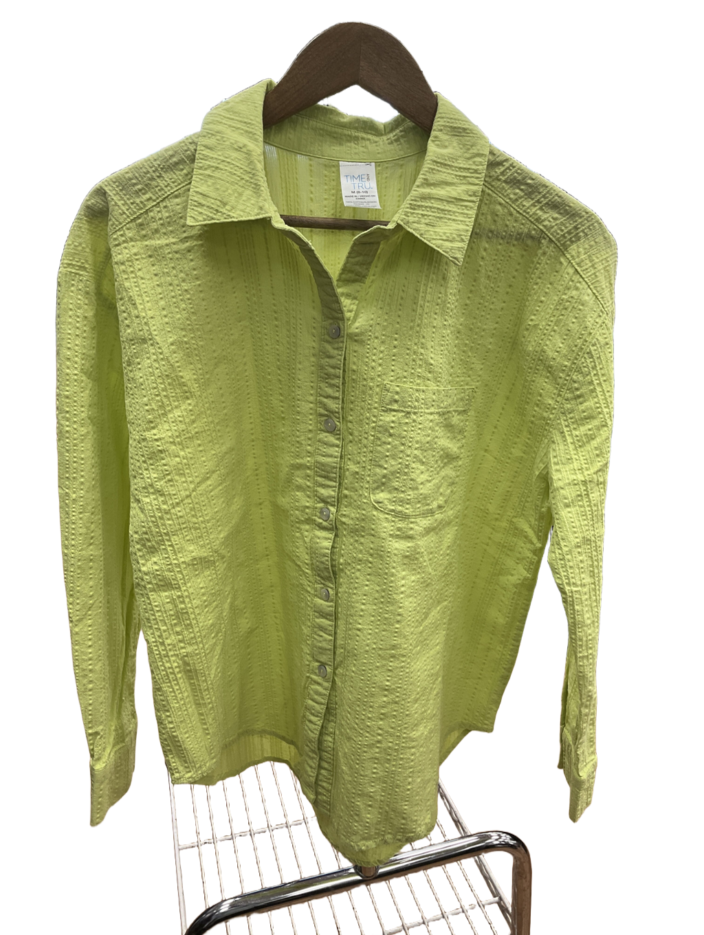 Blouse Long Sleeve By Time And Tru Size: M