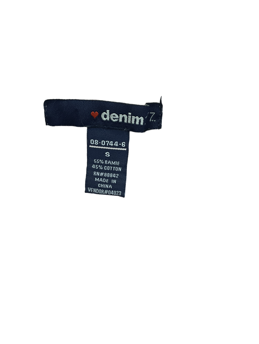 Top 3/4 Sleeve By Denim 24/7 Size: S