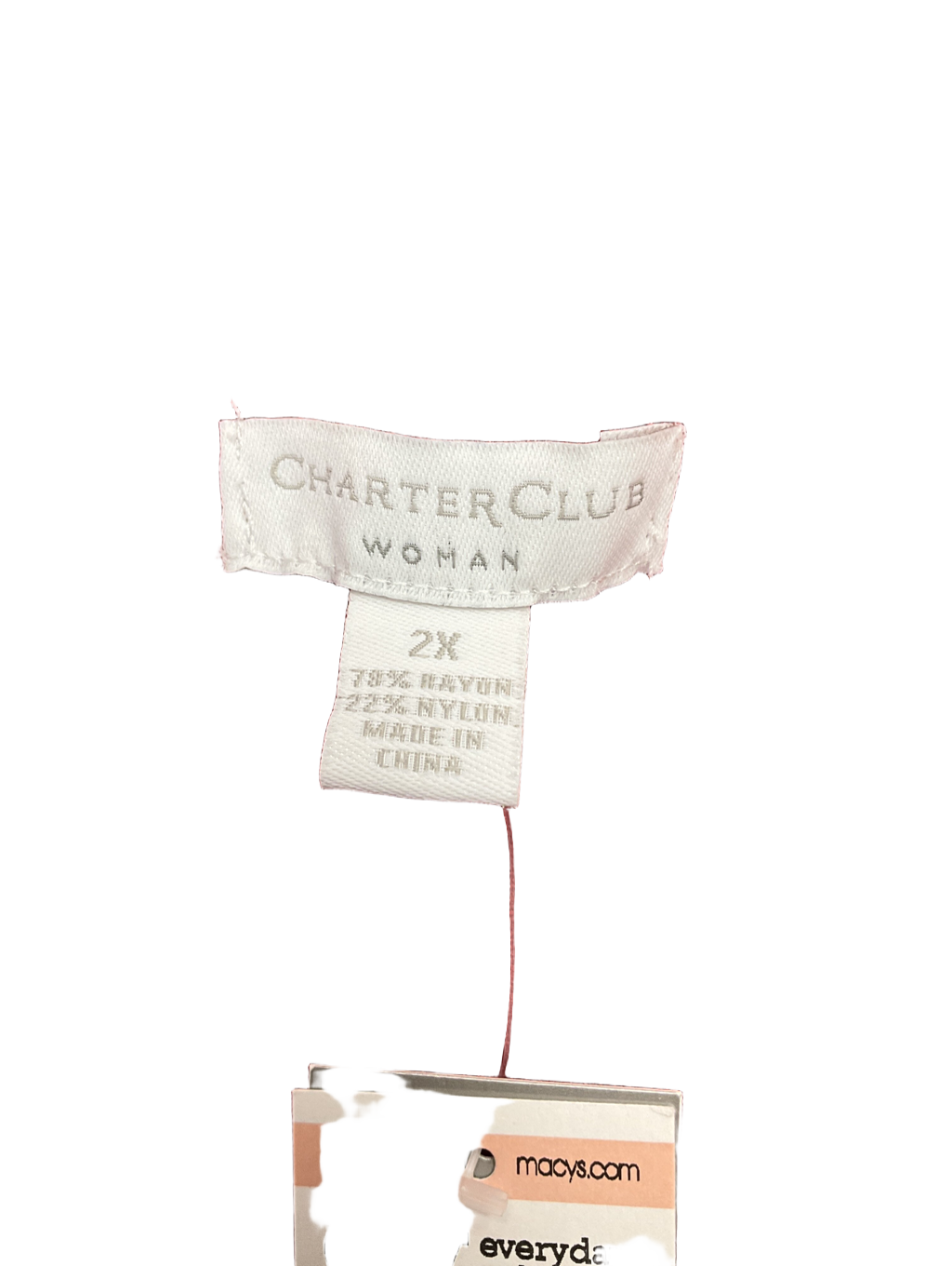 Top Sleeveless By Charter Club Size: 2x