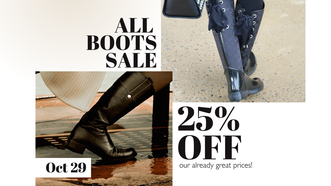 All Boots 25% Off Sale | October 29