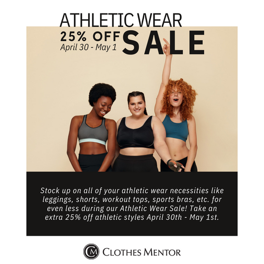 Athletic Wear Sale: 25% Off