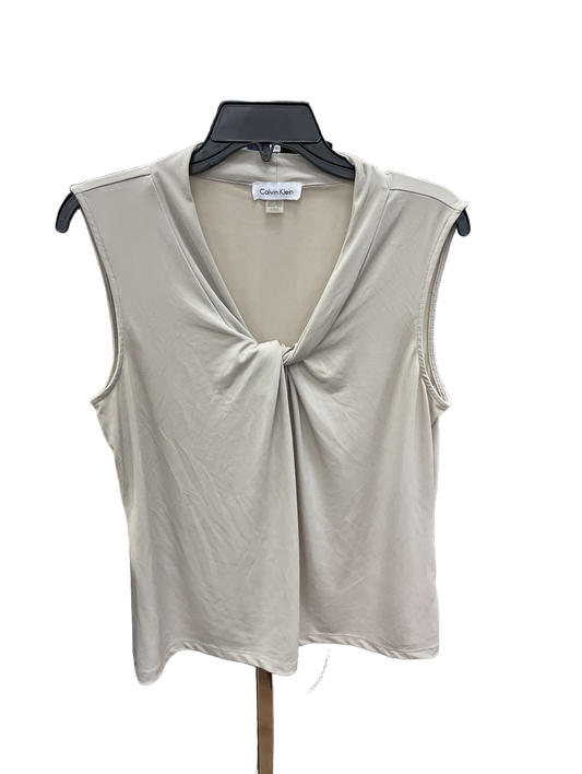 Top Sleeveless By Calvin Klein  Size: L