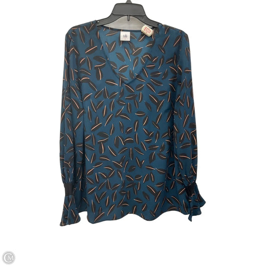 Top Long Sleeve By Cabi In Blue, Size: L