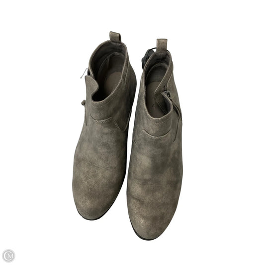 Boots Ankle Heels By Arizona In Grey, Size: 11