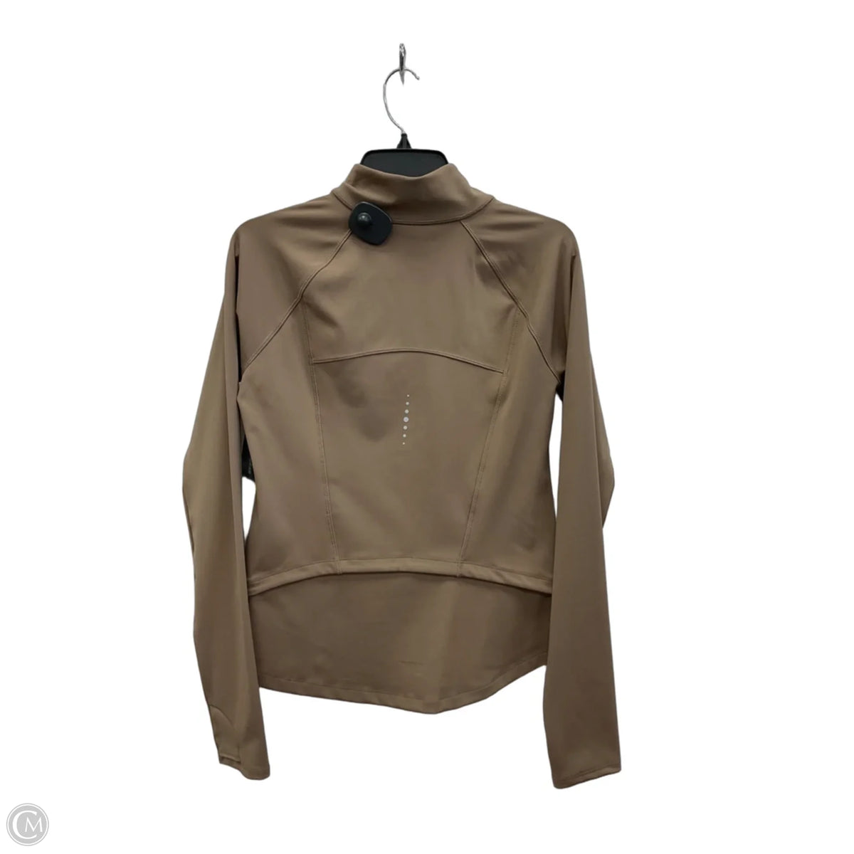 Athletic Jacket By Tek Gear In Tan, Size: M