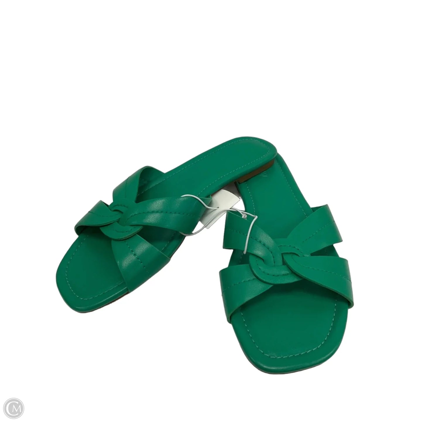 Sandals Flats By J. Crew In Green, Size: 9