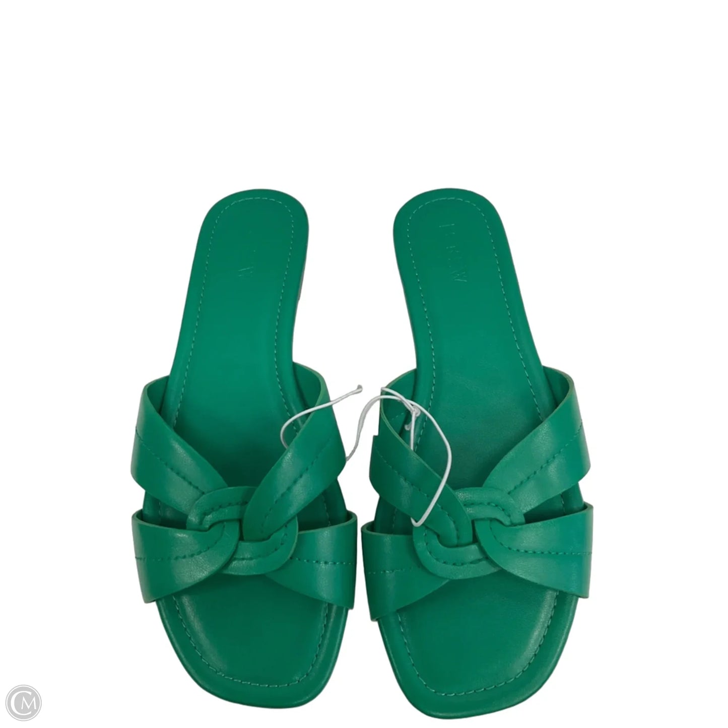 Sandals Flats By J. Crew In Green, Size: 9