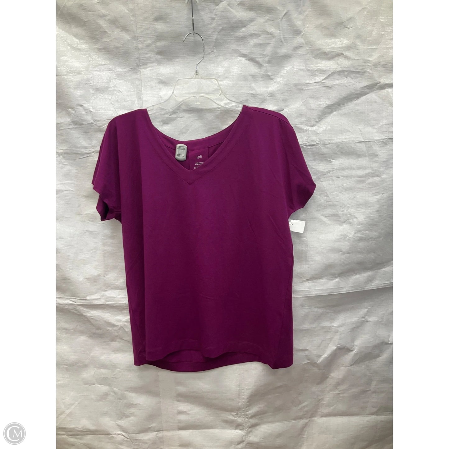 Top Short Sleeve Basic By J. Jill In Purple, Size: M