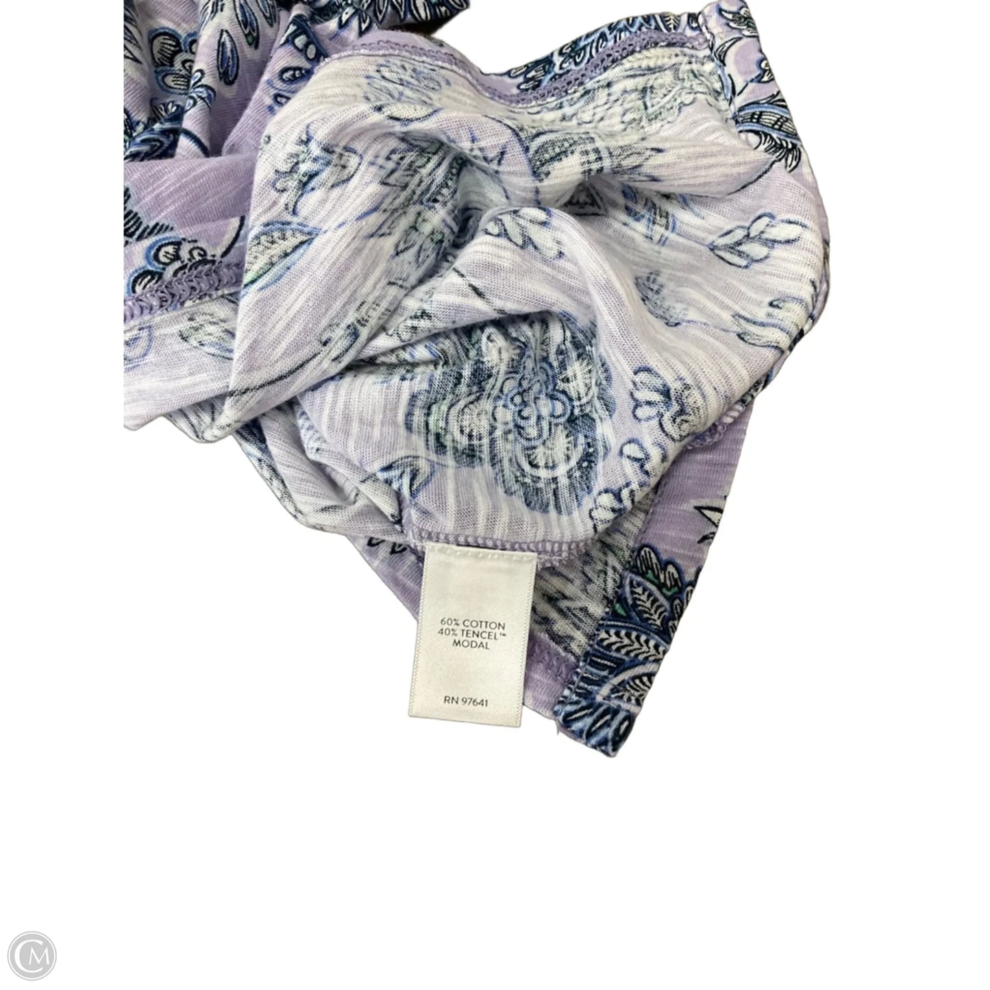 Top Short Sleeve By J. Jill In Blue & Purple, Size: M