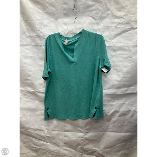 Top Short Sleeve Basic By J. Jill In Green, Size: M