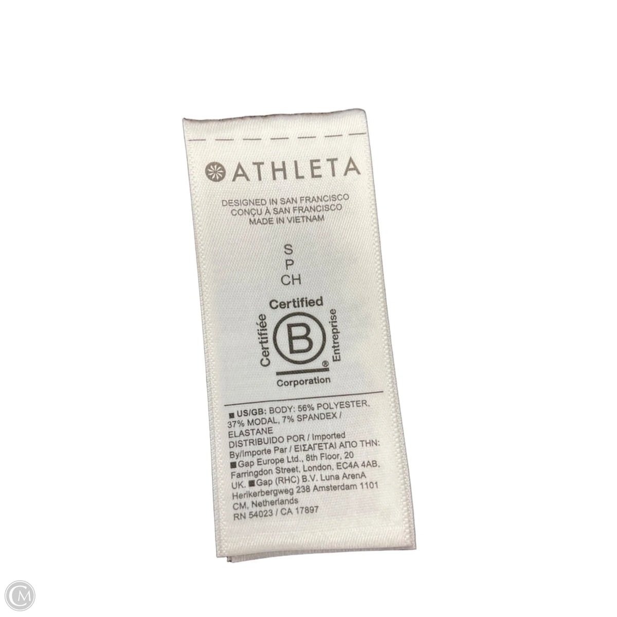 Athletic Top Long Sleeve Collar By Athleta In Brown, Size: Sp