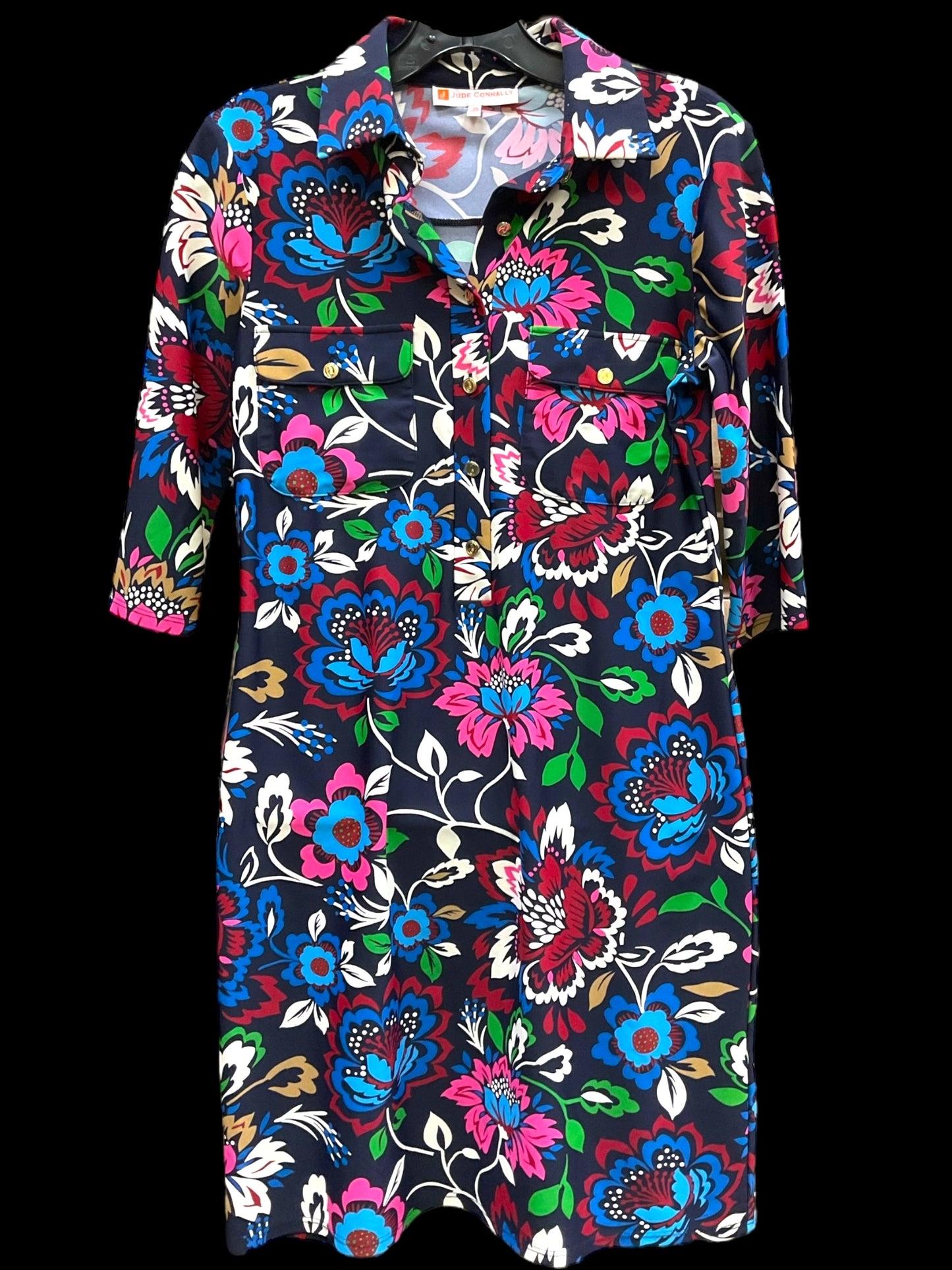 Dress Casual Midi By Jude Connally In Multi-colored, Size: Xs