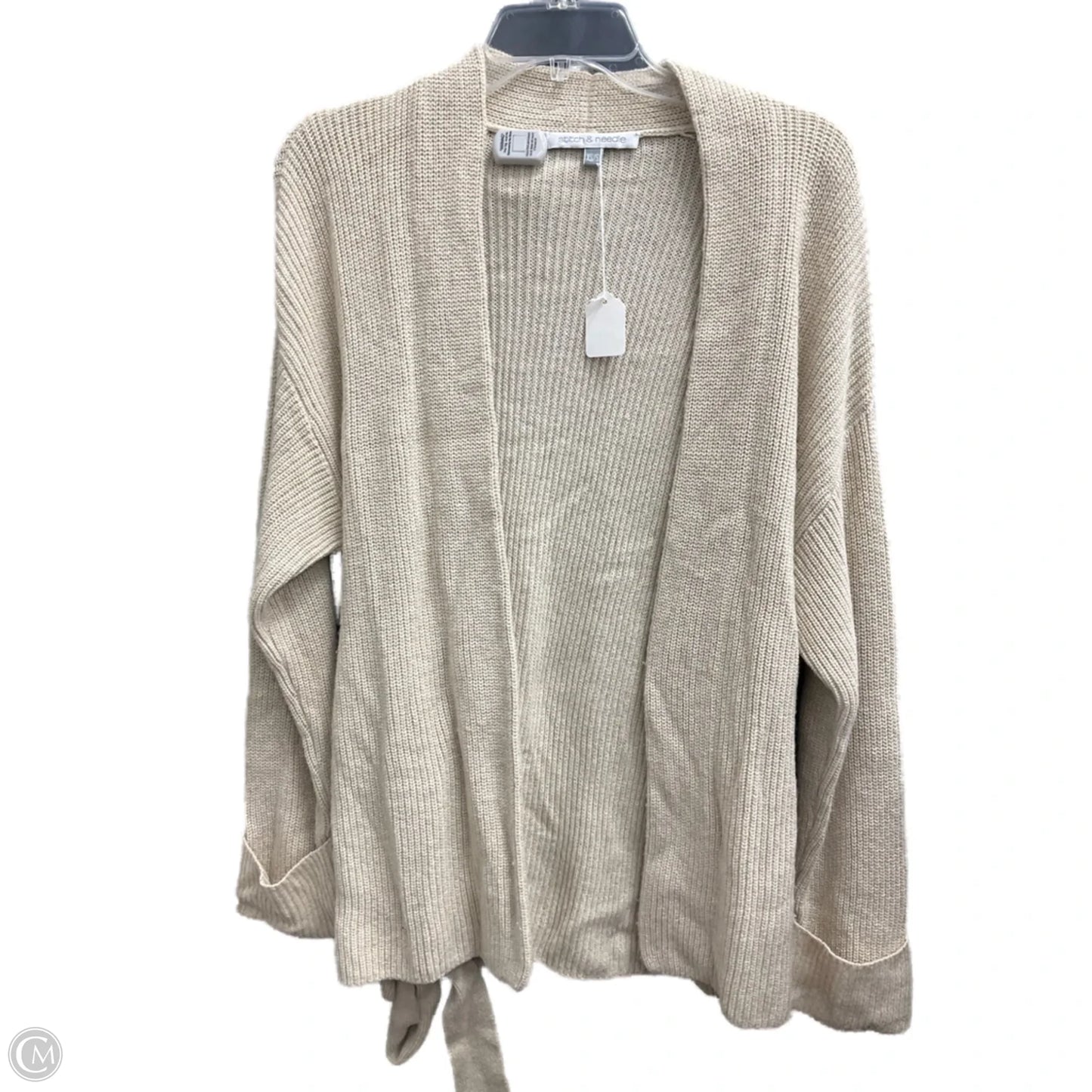 Sweater Cardigan By Cmb In Tan, Size: Xs