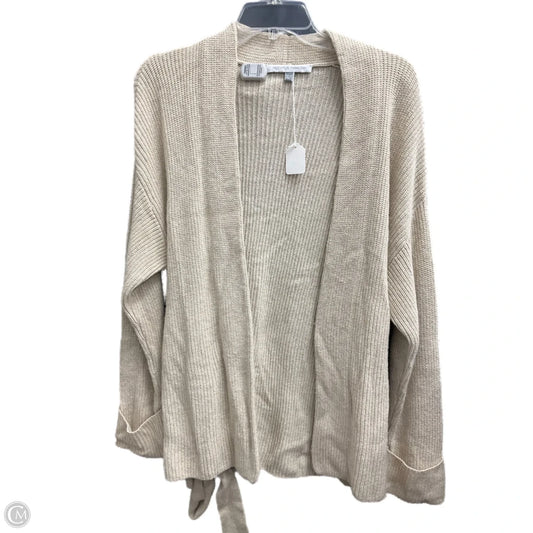 Sweater Cardigan By Cmb In Tan, Size: Xs