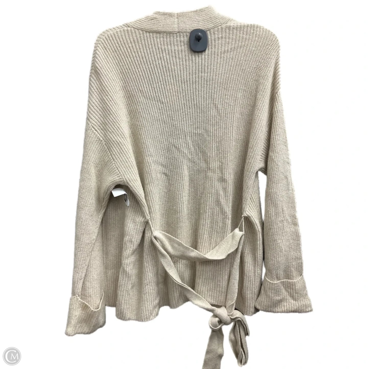 Sweater Cardigan By Cmb In Tan, Size: Xs