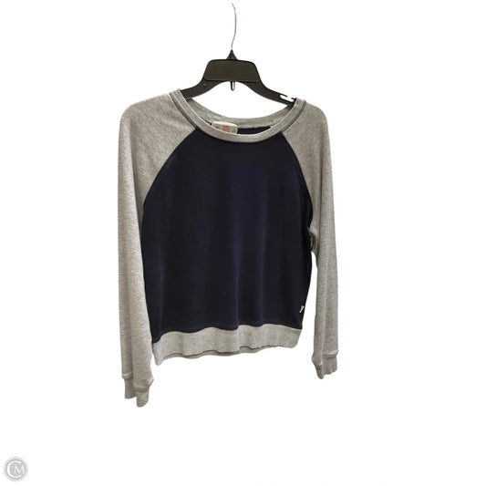 Sweatshirt Crewneck By Ugg In Blue & Grey, Size: S