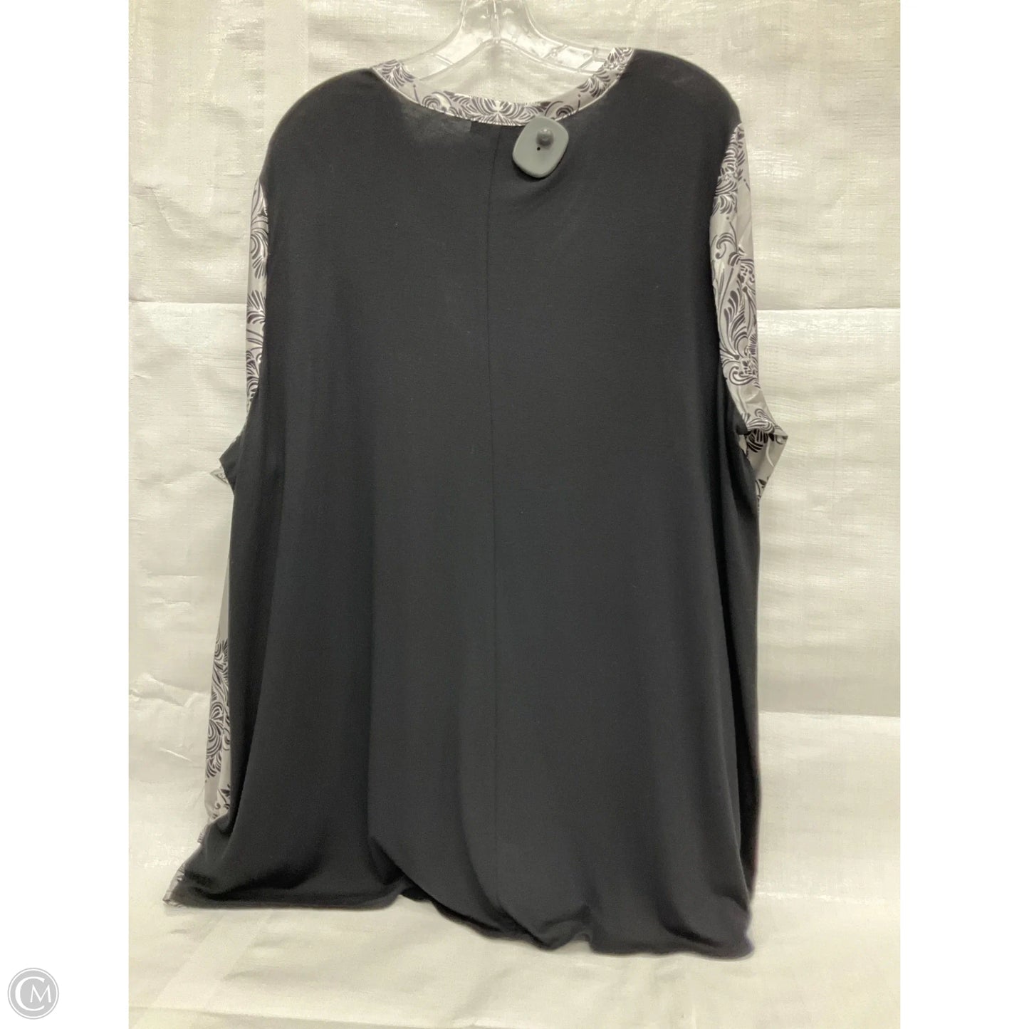 Top Long Sleeve By Lane Bryant In Silver, Size: 1x