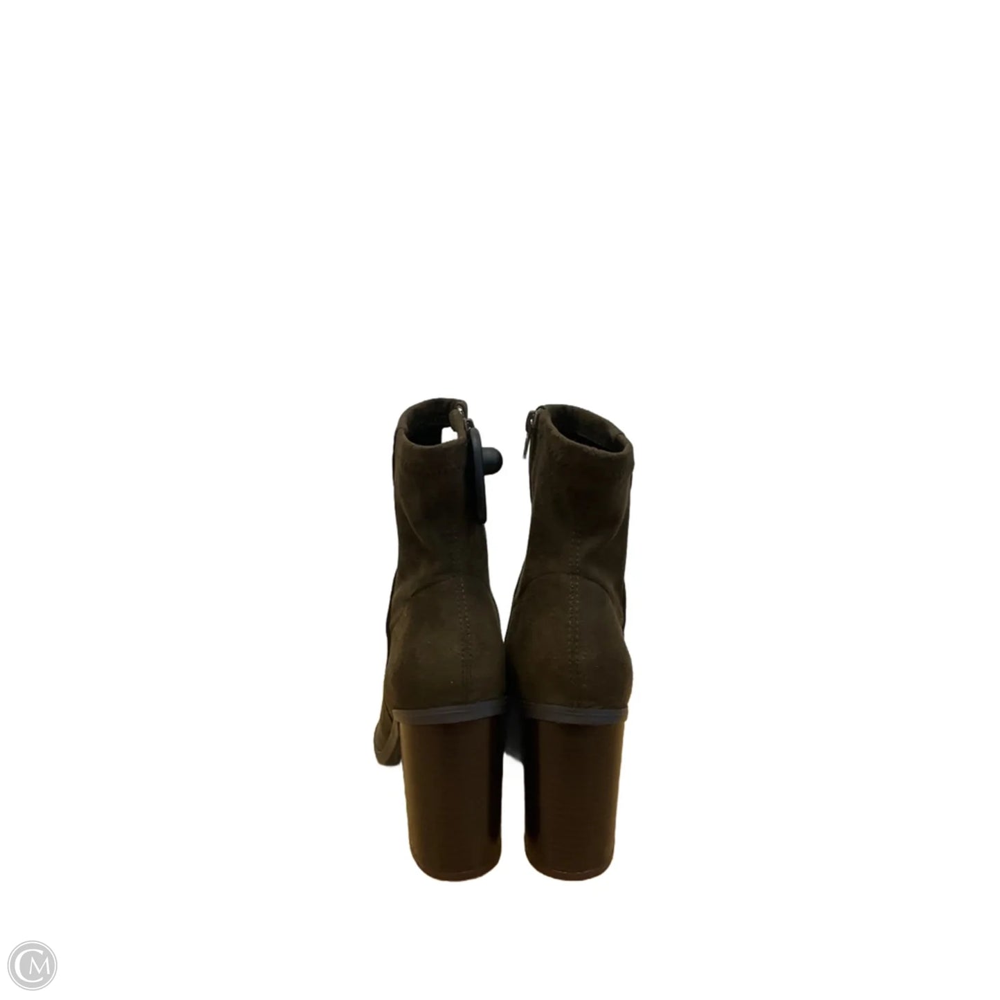 Boots Ankle Heels By Clothes Mentor In Brown, Size: 6