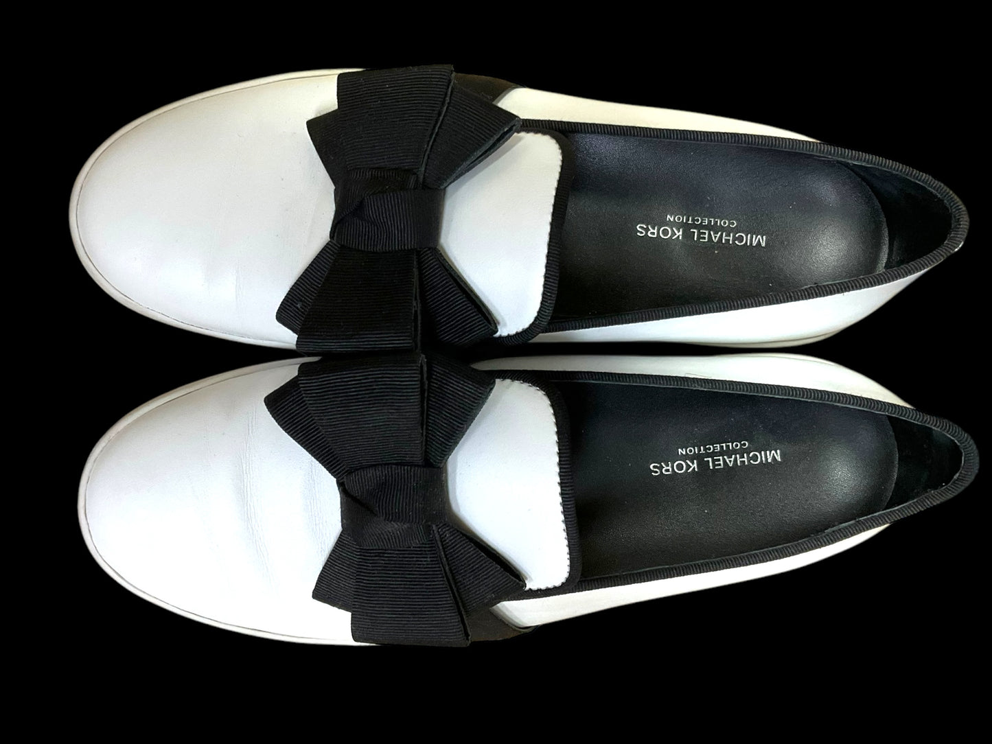 Shoes Designer By Michael Kors Collection In Black & White, Size: 6