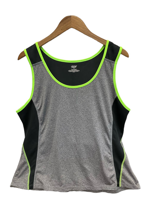 Athletic Tank Top By Zone Pro  Size: 2x