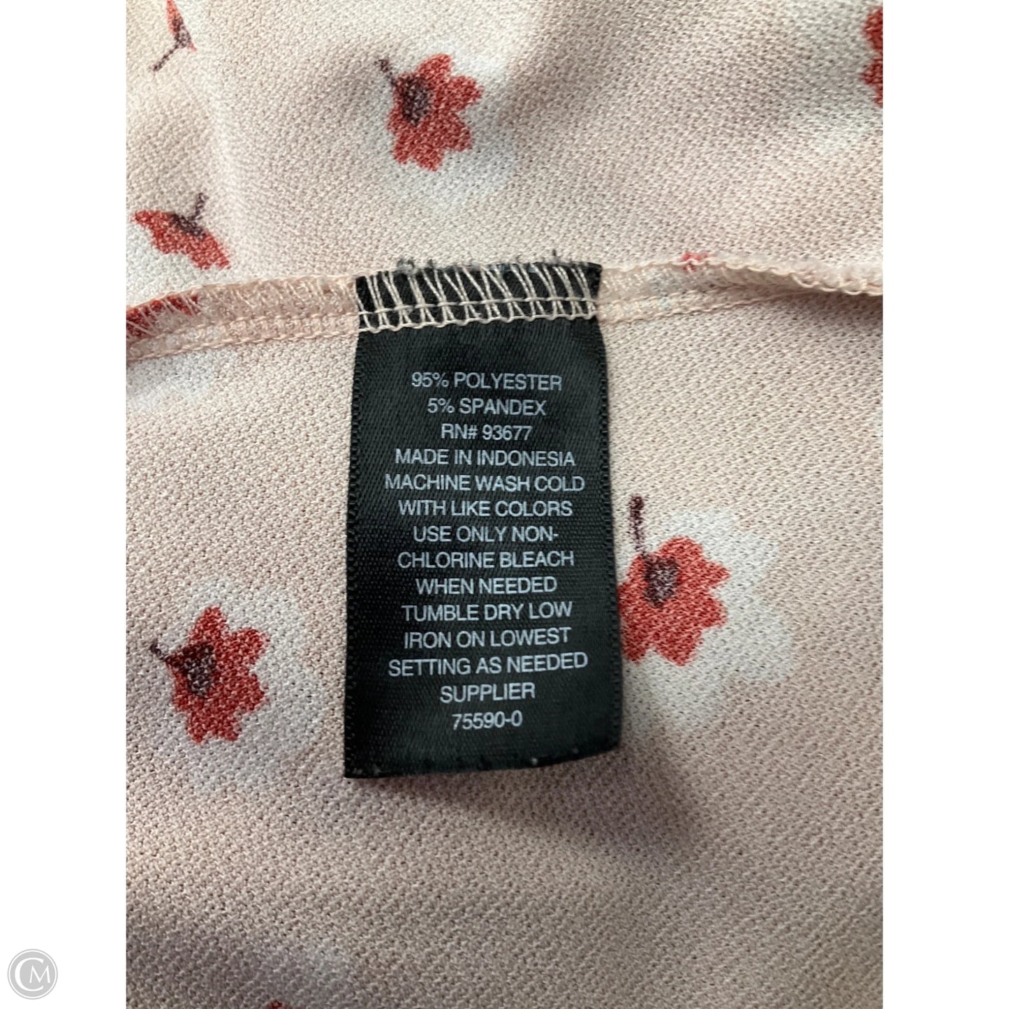 Top Short Sleeve By Worthington In Peach, Size: 2x