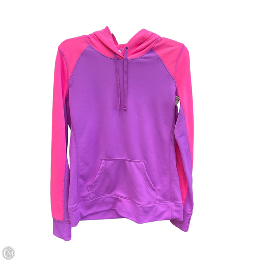Athletic Sweatshirt Hoodie By Xersion In Pink & Purple, Size: M